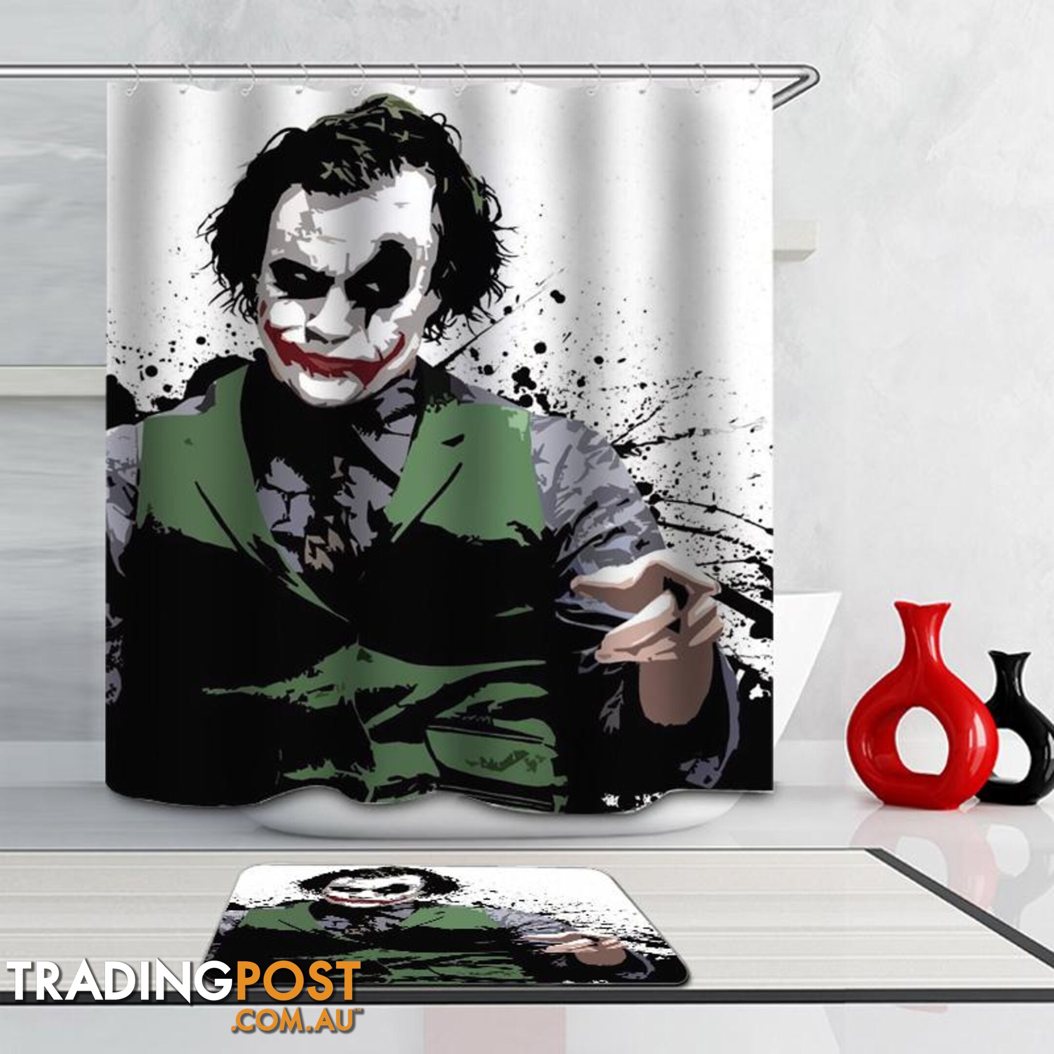 The Joker #001 Shower Curtain - Curtain - 7427005898617