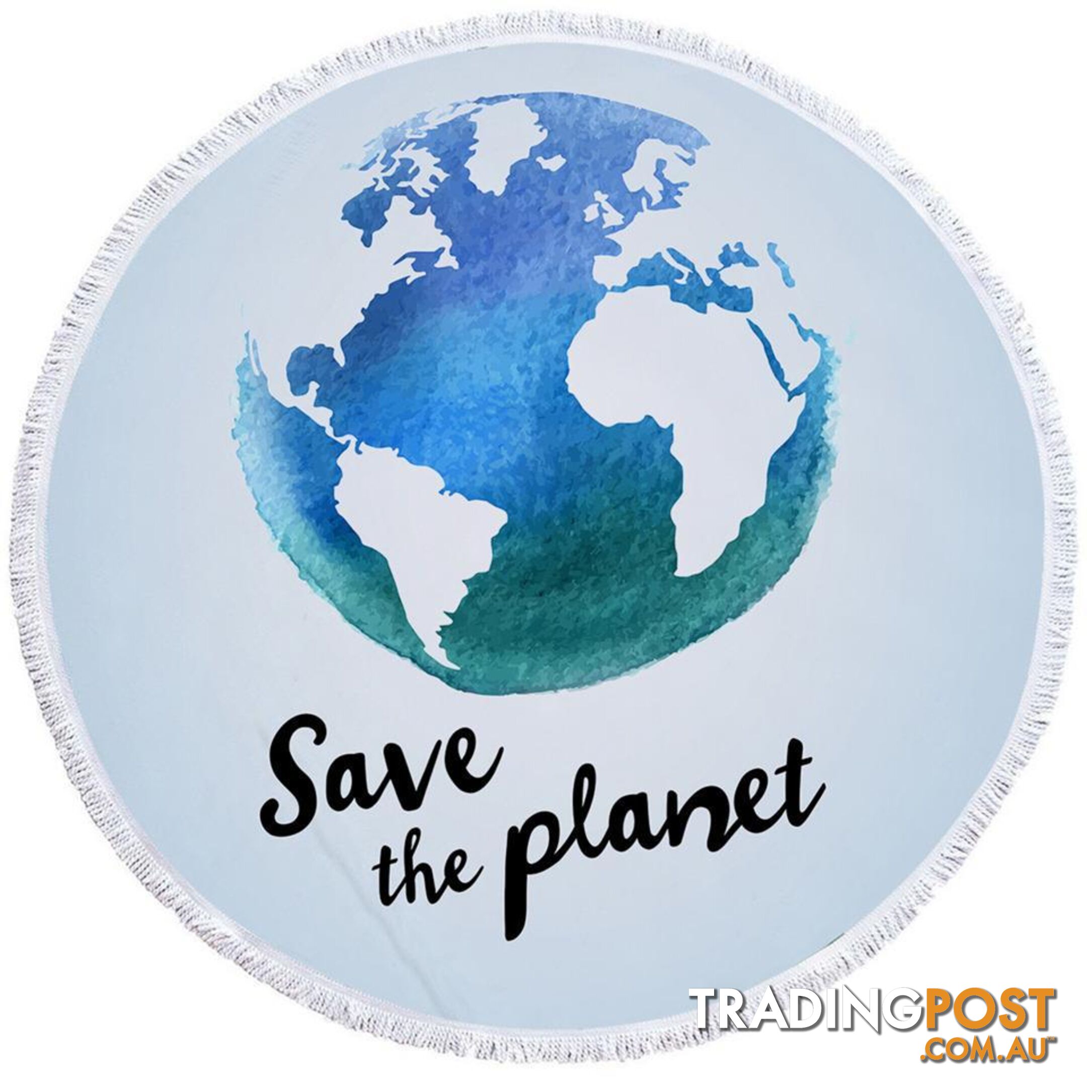 Save the Planet Beach Towel - Towel - 7427046344654