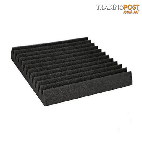 40 Pcs Studio Acoustic Foam 30x30cm Black Wedge - Unbranded - 7427046375313