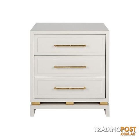 Pearl Bedside Table Grey - Bedside table - 9320294107805