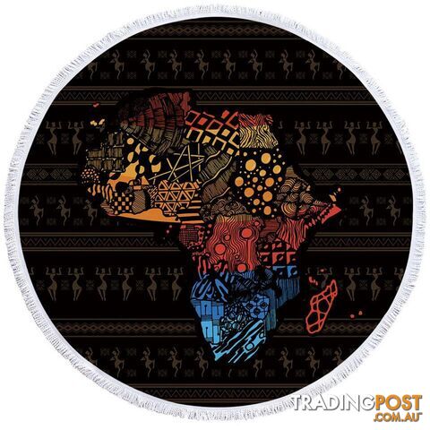 Africa Beach Towel - Towel - 7427046323390