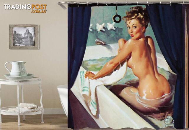 Bath Tub Lady Shower Curtain - Curtain - 7427005949715