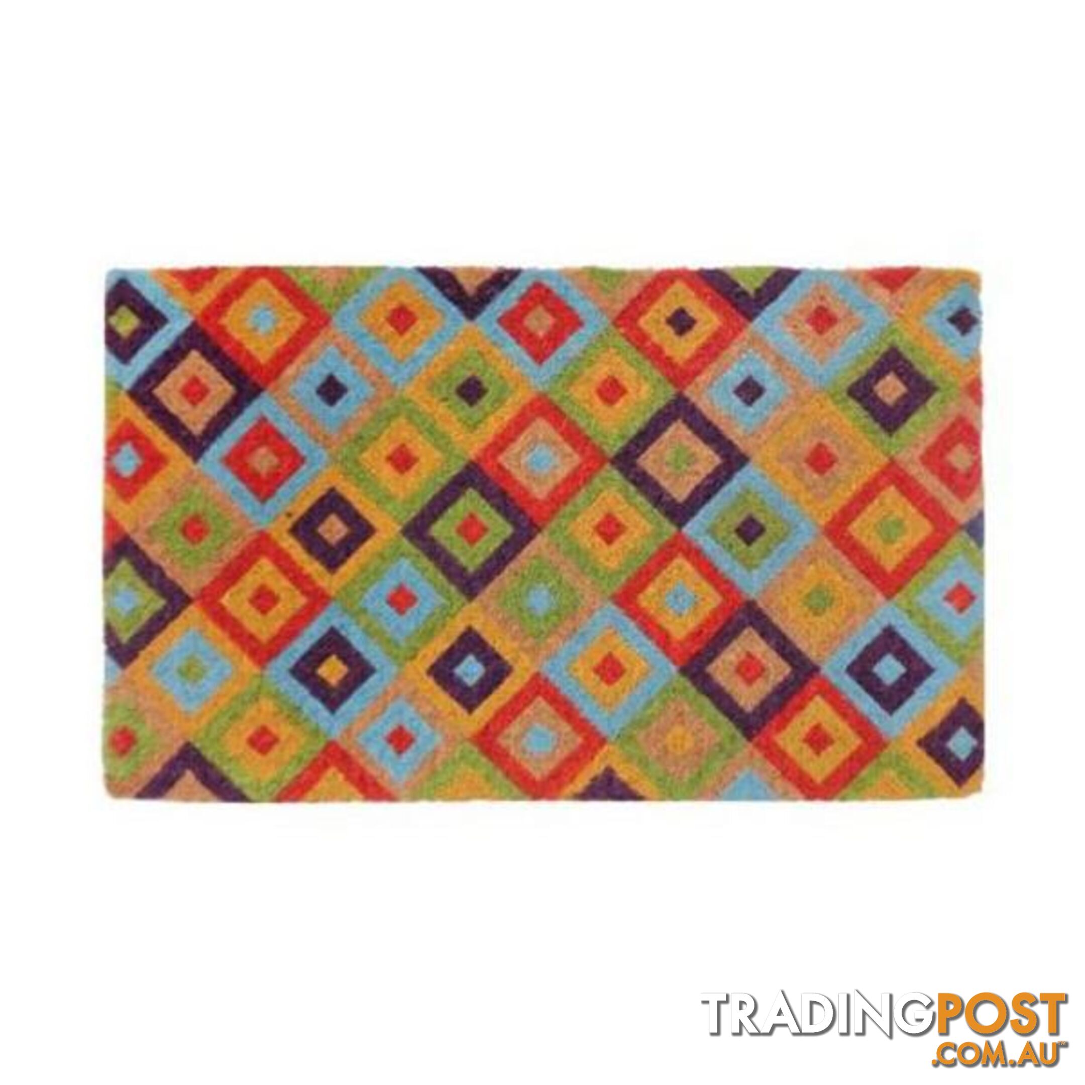 Saman Multicolour 100 Percent Coir Door Mat - Unbranded - 8901304504879