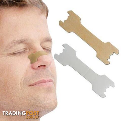 Anti Snoring Nasal Strips | 50 Pack - Unbranded - 4344744412917