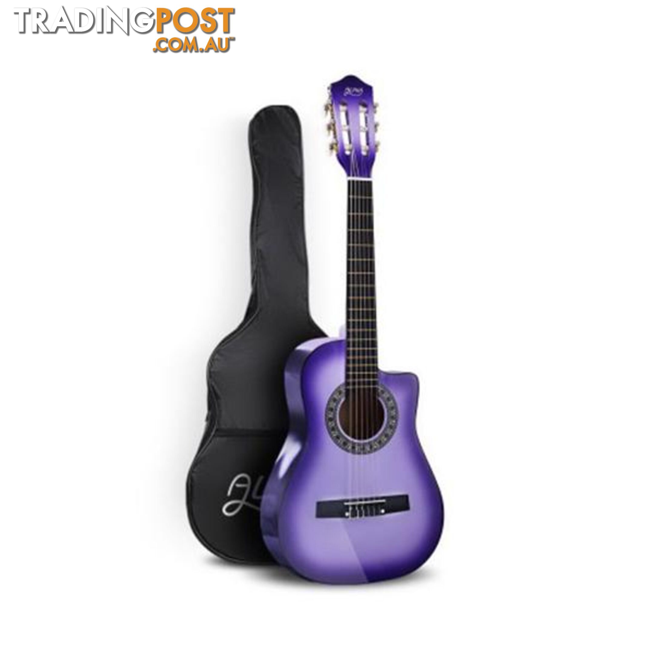 Alpha 34Inch Guitar Classical Acoustic Cutaway Wooden Ideal Kids Gift - Alpha - 9355720026269
