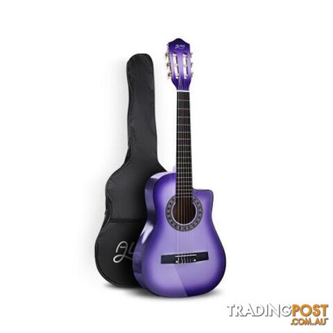 Alpha 34Inch Guitar Classical Acoustic Cutaway Wooden Ideal Kids Gift - Alpha - 9355720026269