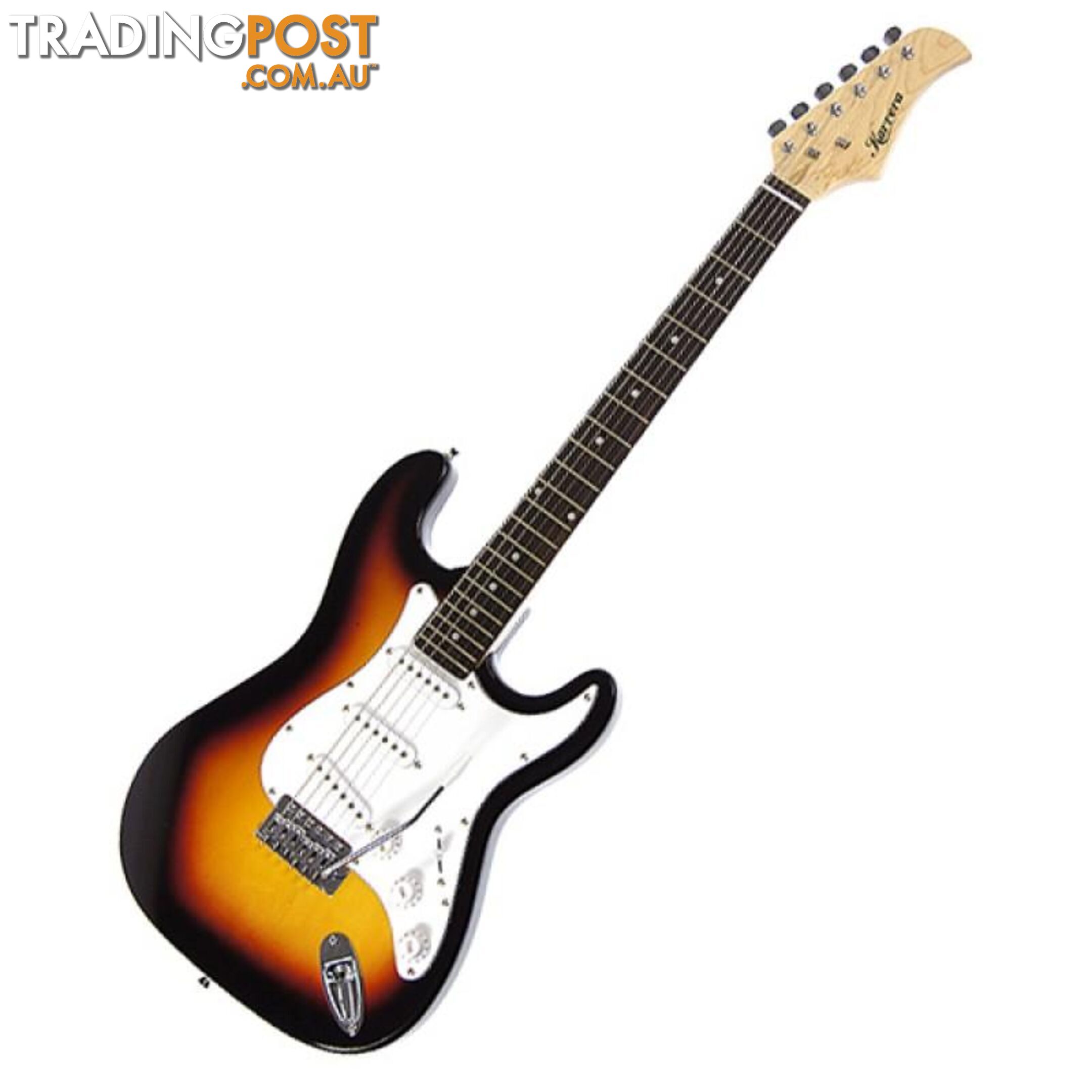 Electric Guitar Full Size Pack Sunburst - Unbranded - 787976607319
