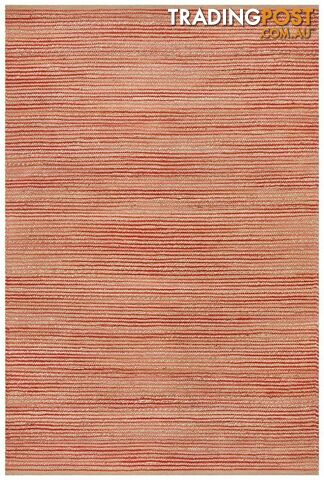 Parade Coral Stripe Rug - Unbranded - 9375321880459