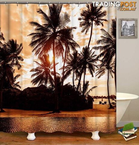 Tropical Twilight Shower Curtain - Curtain - 7427046075510