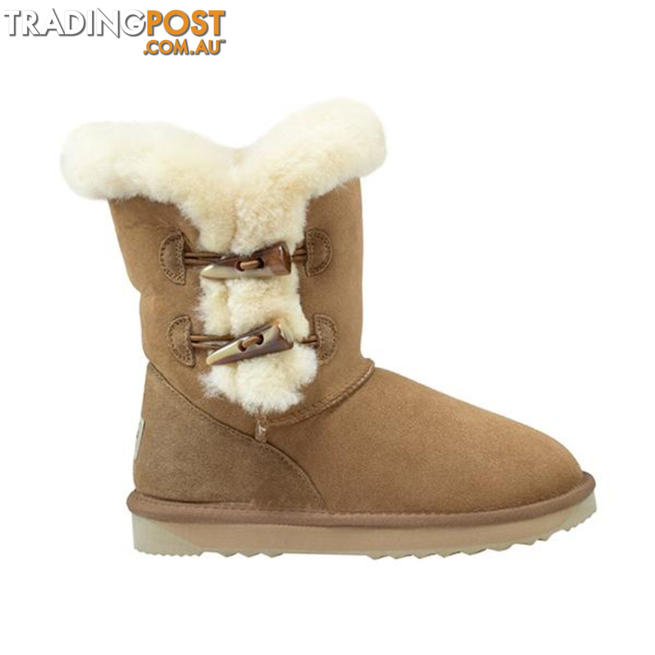 Comfort Me Australian Made 2 Button Shark Ugg Boot - Comfort Me - 787976609030