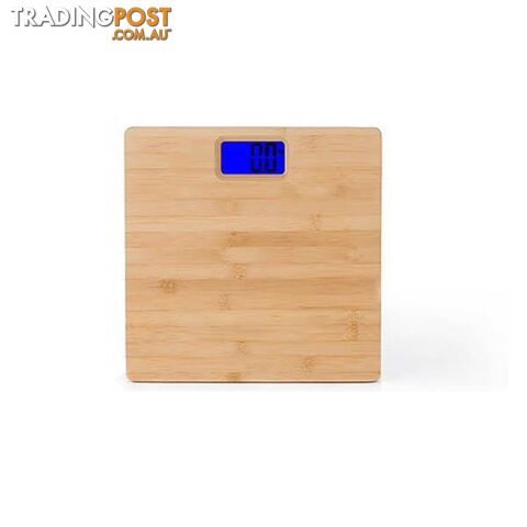 180Kg Bamboo Natural Personal Digital Bathroom Scale - Randy & Travis Machinery - 7427046226295