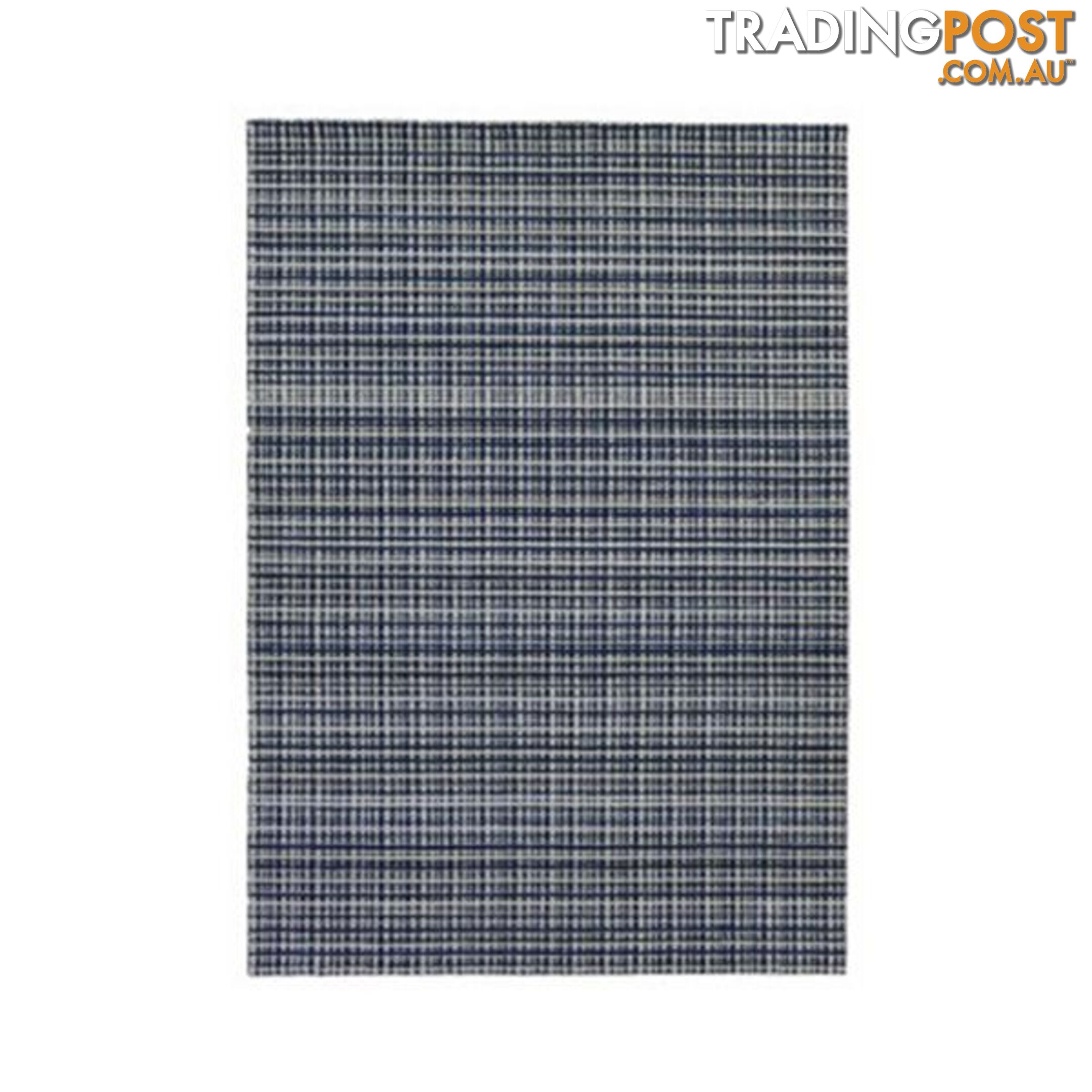 Grid Blue Handmade Rug 160 X 230 Cm - Unbranded - 787976622718