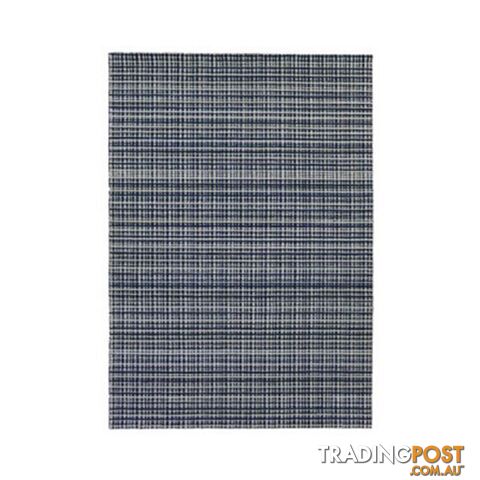 Grid Blue Handmade Rug 160 X 230 Cm - Unbranded - 787976622718