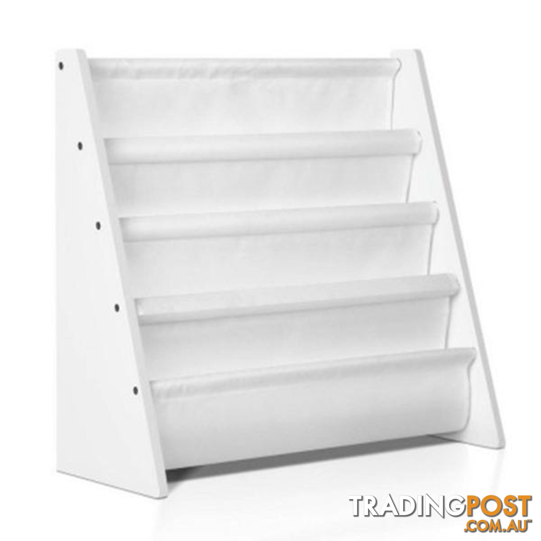 Kids Bookshelf - White - Keezi - 9350062137338