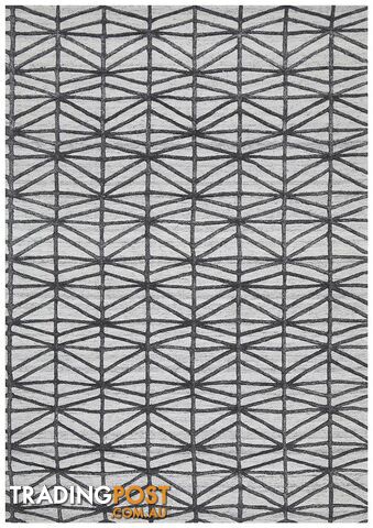 Visions Winter Pewter Prestige Modern Rug - Unbranded - 9375321829274