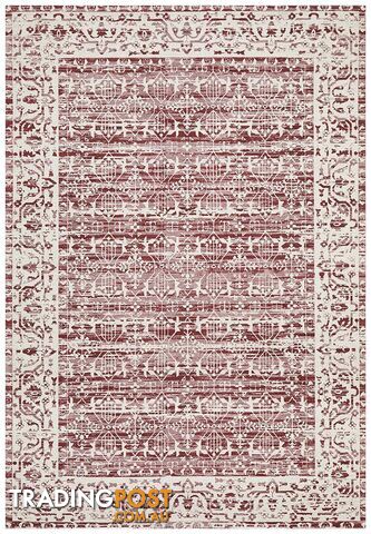 Magnolia Border Rose Rug - Unbranded - 9375321879873