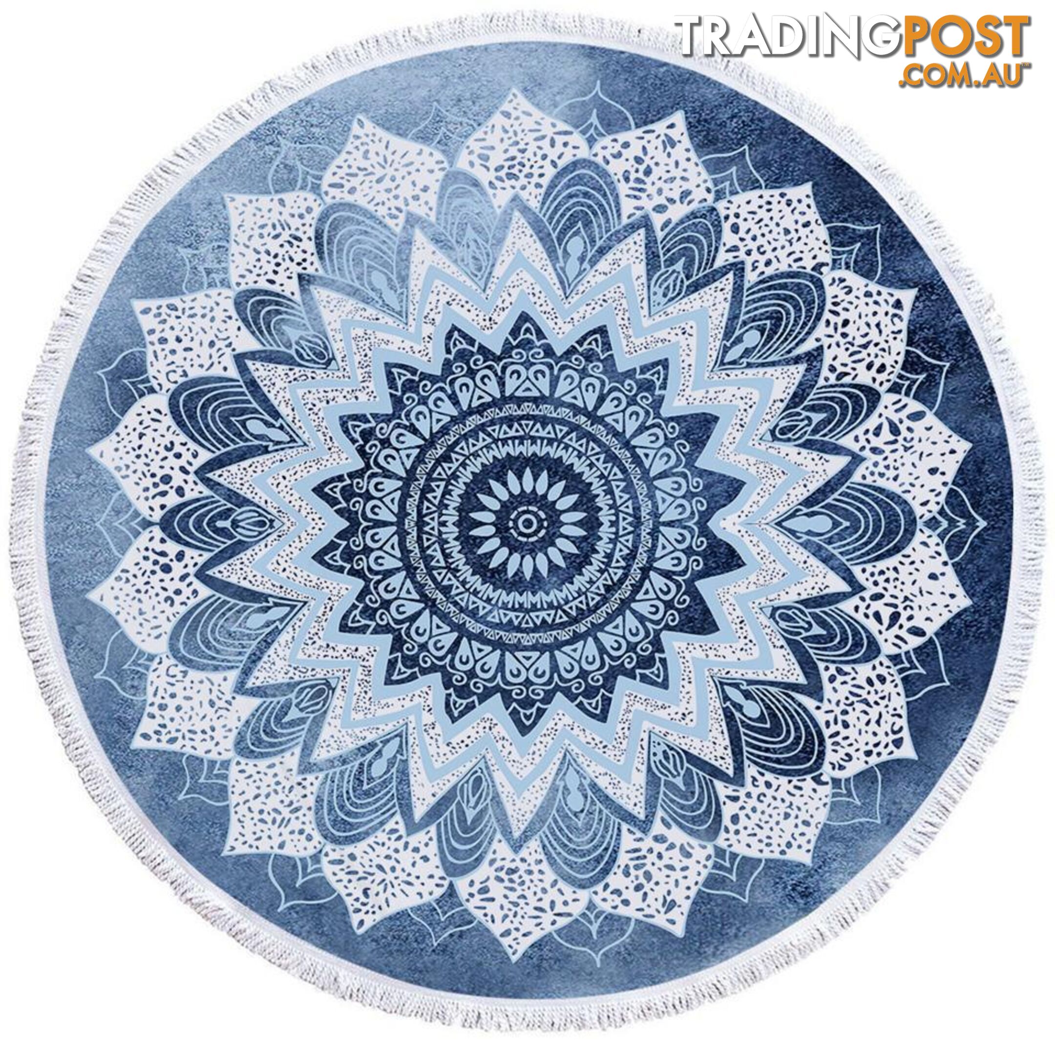 Ocean Mandala Beach Towel - Towel - 7427046325417