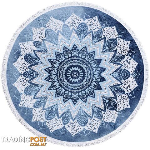 Ocean Mandala Beach Towel - Towel - 7427046325417