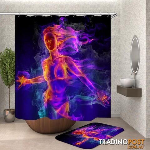 Sexy Flames Chic Shower Curtain - Curtain - 7427046118453