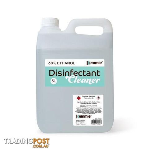 5L Surface Disinfectant Cleaner Sanitiser Refill Alcohol Bulk Spray - Unbranded - 787976615932