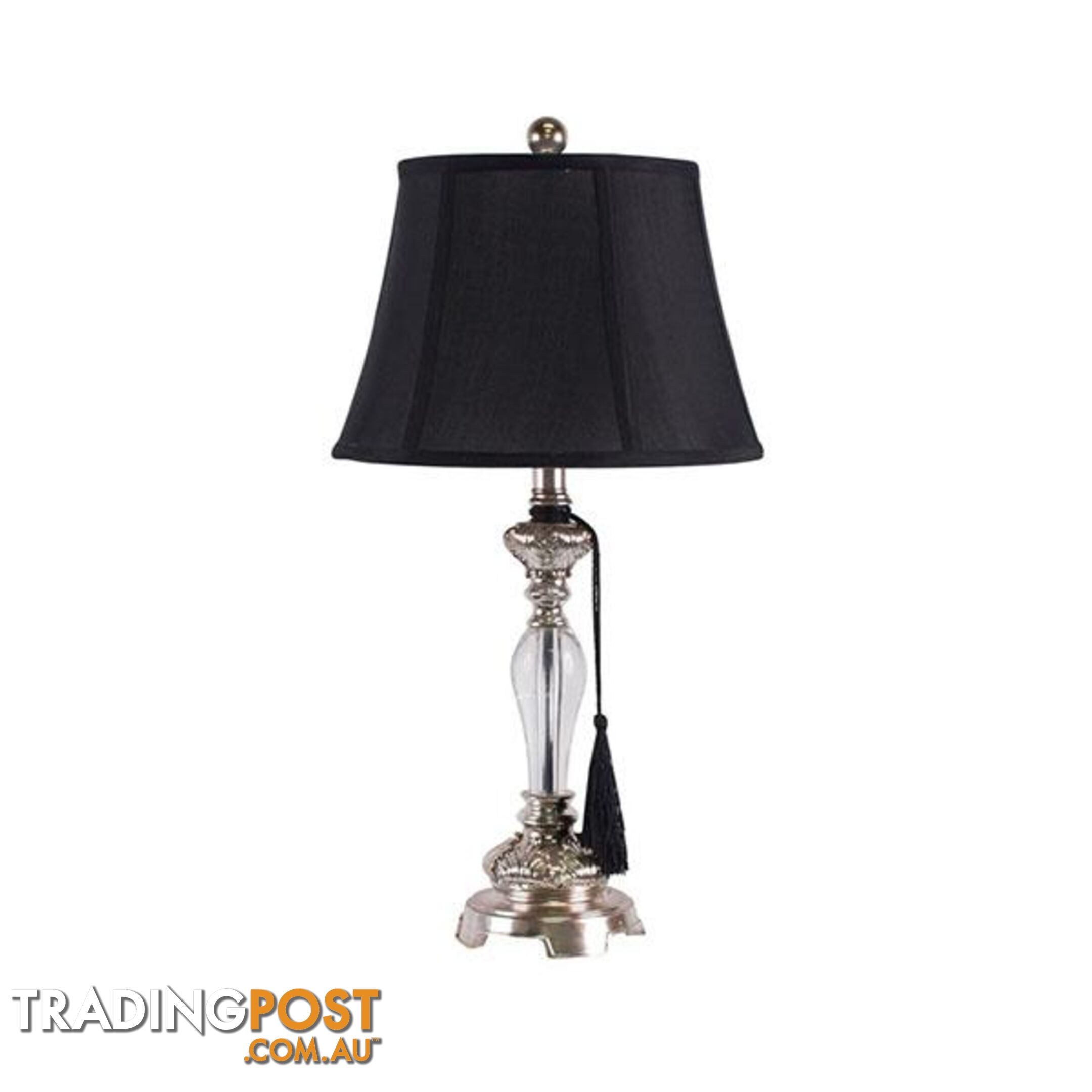 2 Felicienne Bedside Lamp With Black Shade - Bedside Lamp - 7427046210669