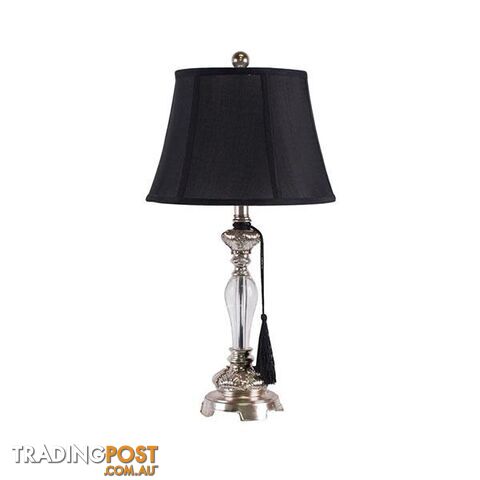 2 Felicienne Bedside Lamp With Black Shade - Bedside Lamp - 7427046210669