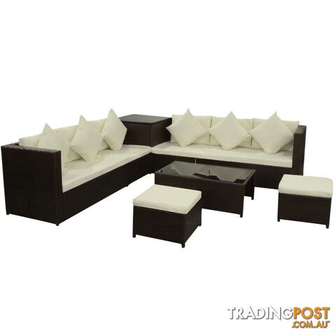 Rattan Garden Sofa Set (26 Pcs) - Unbranded - 4326500418739
