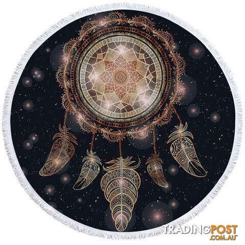 Fancy Dream Catcher Beach Towel - Towel - 7427046327428