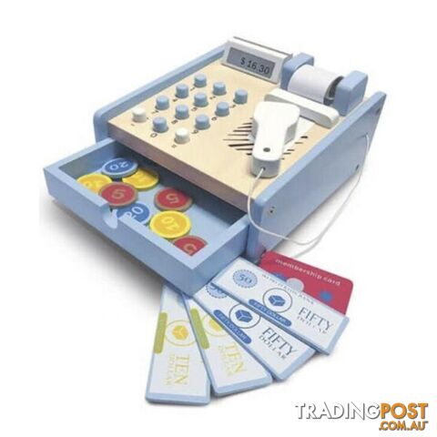 Wooden Kids Cash Register - Unbranded - 787976647919