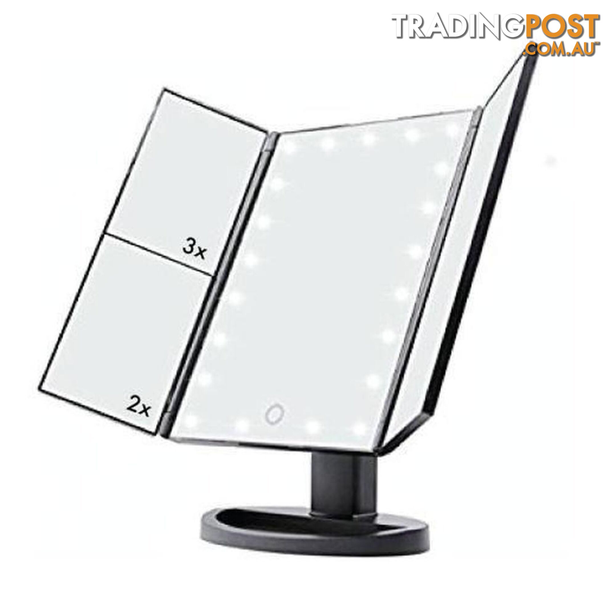 Makeup Vanity Foldout Mirror Magnifying Zoom LED - Unbranded - 9476062099763