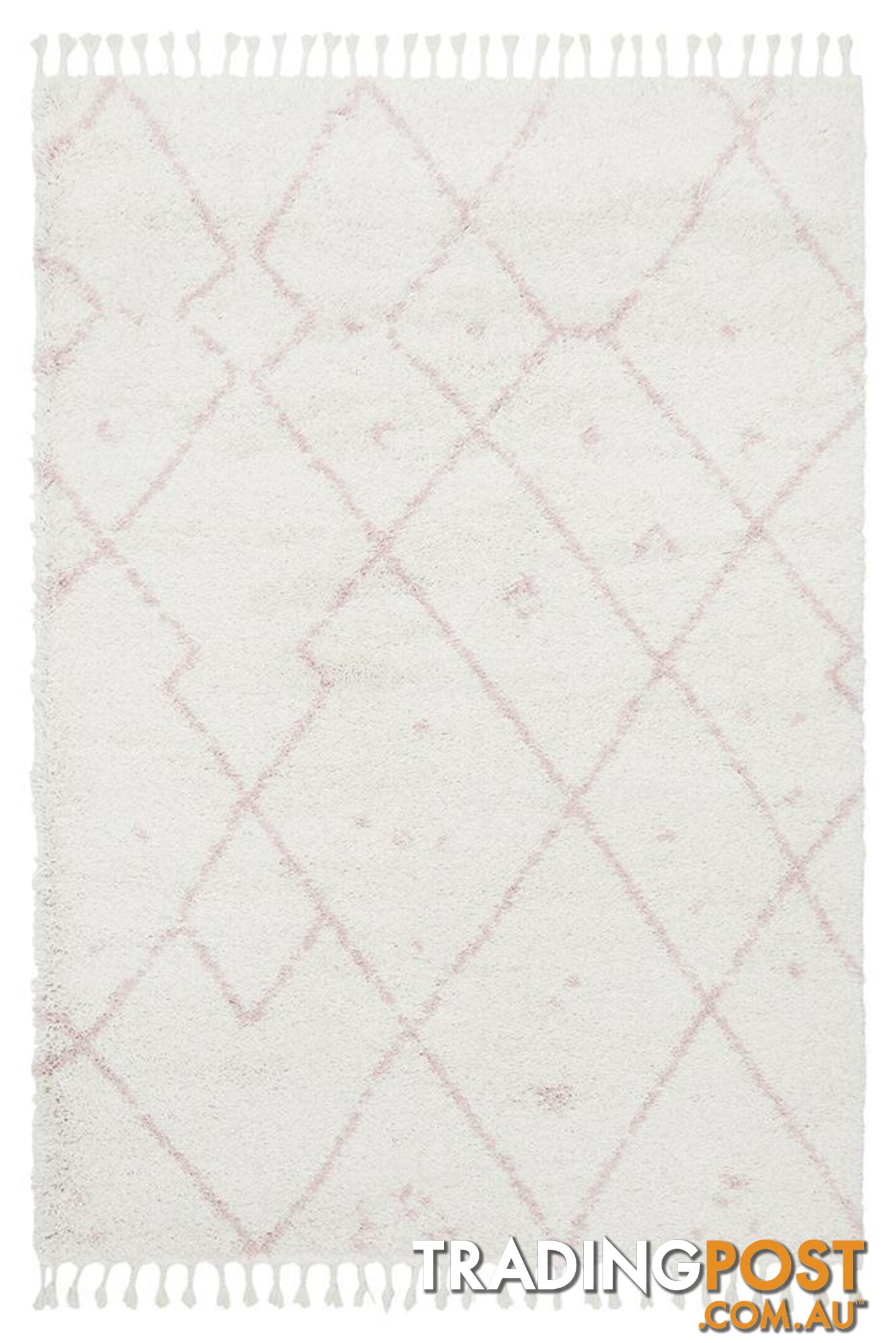 Saffron Yapboz Pink Rug - Unbranded - 9375321878449