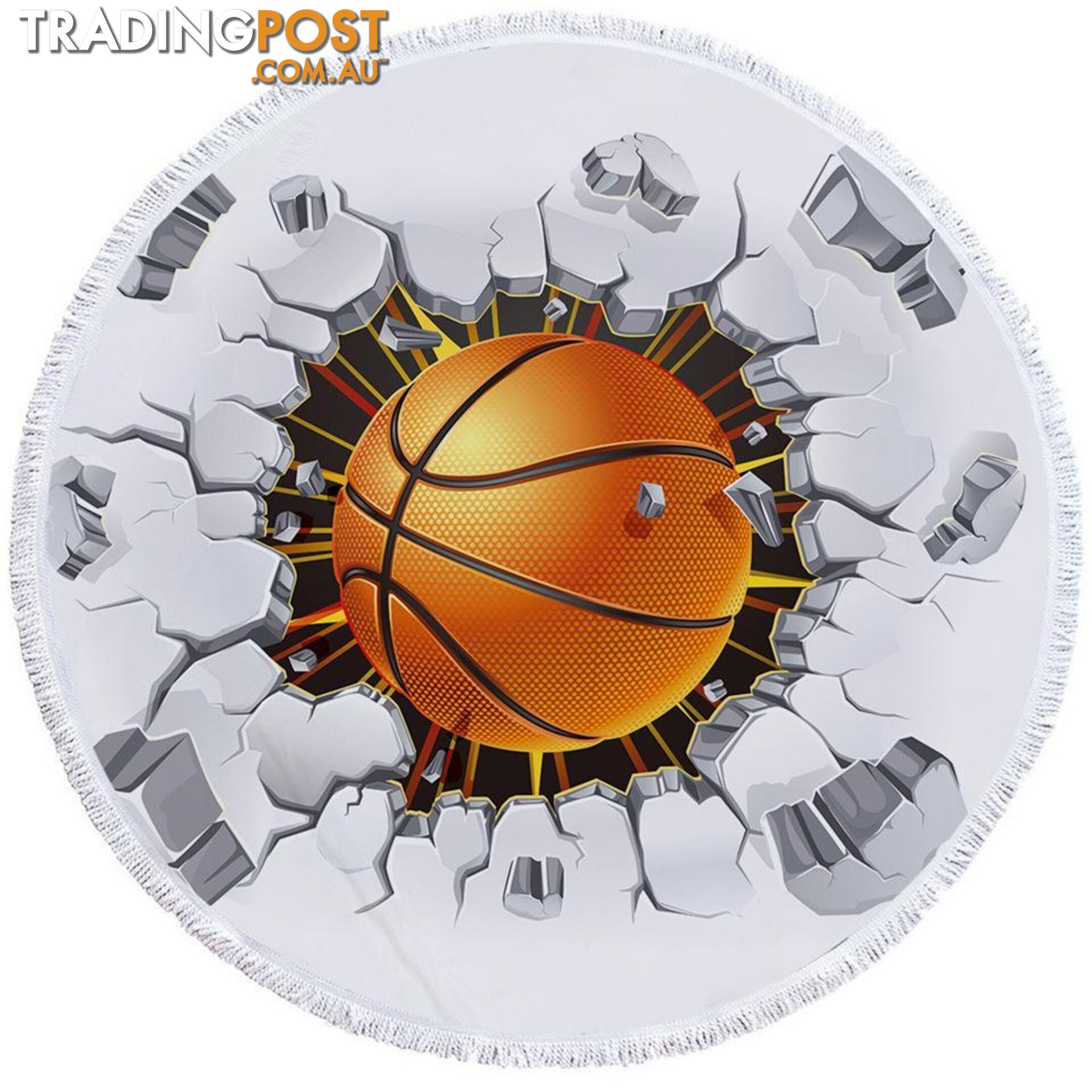 Basketball Beach Towel - Towel - 7427046344371