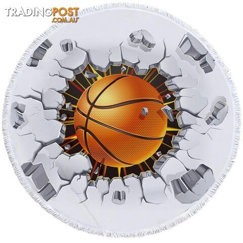 Basketball Beach Towel - Towel - 7427046344371