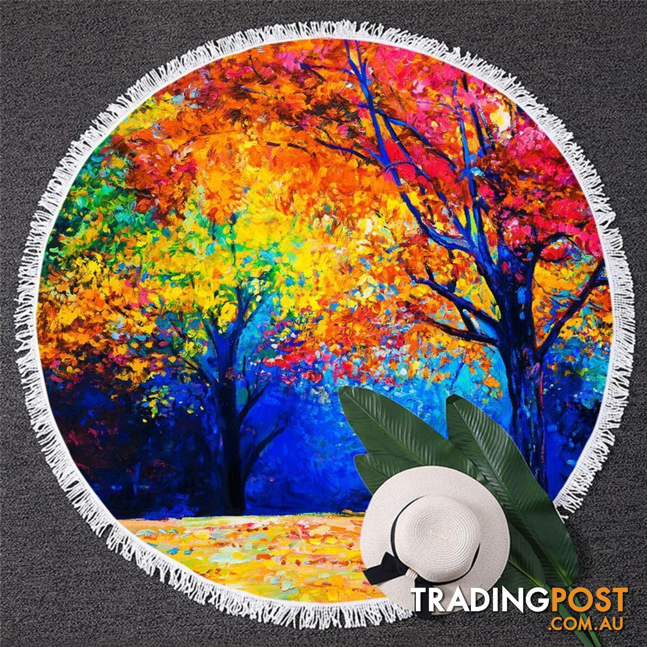 Autumn Art Beach Towel - Towel - 7427046334068