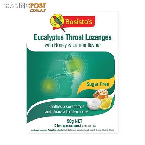 50G Eucalyptus Drops Sugar Free Throat Honey Lemon Soothing Lozenges - Unbranded - 787976618544