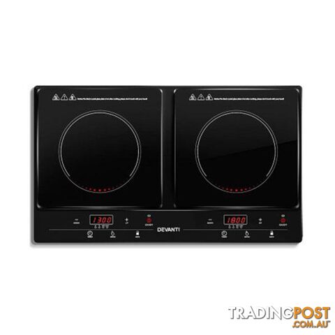 Devanti Ceramic Electric Induction Cook Top Stove Black - Devanti - 7427005869259