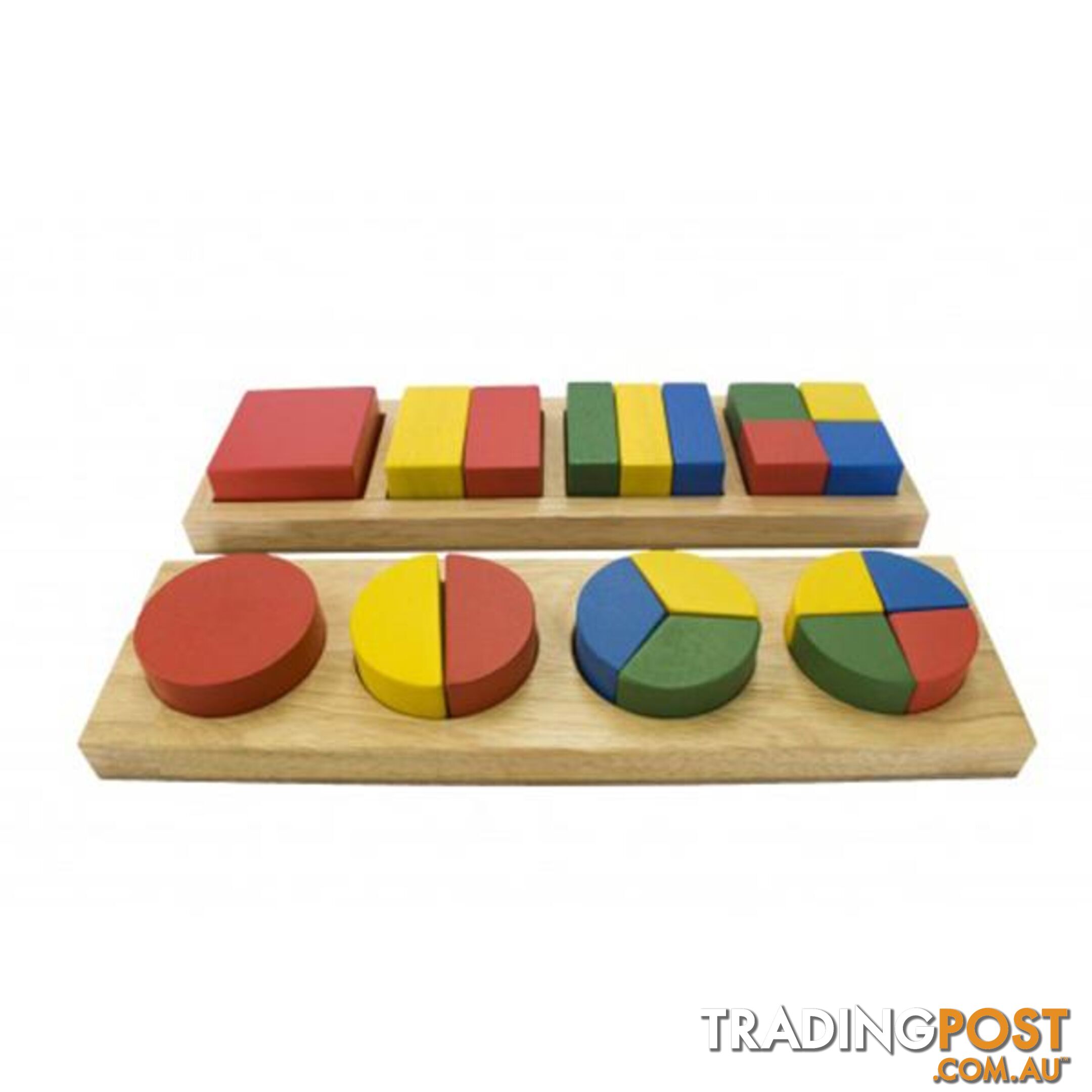 Square-Round Fraction Bar - Qtoys - 8936074260977