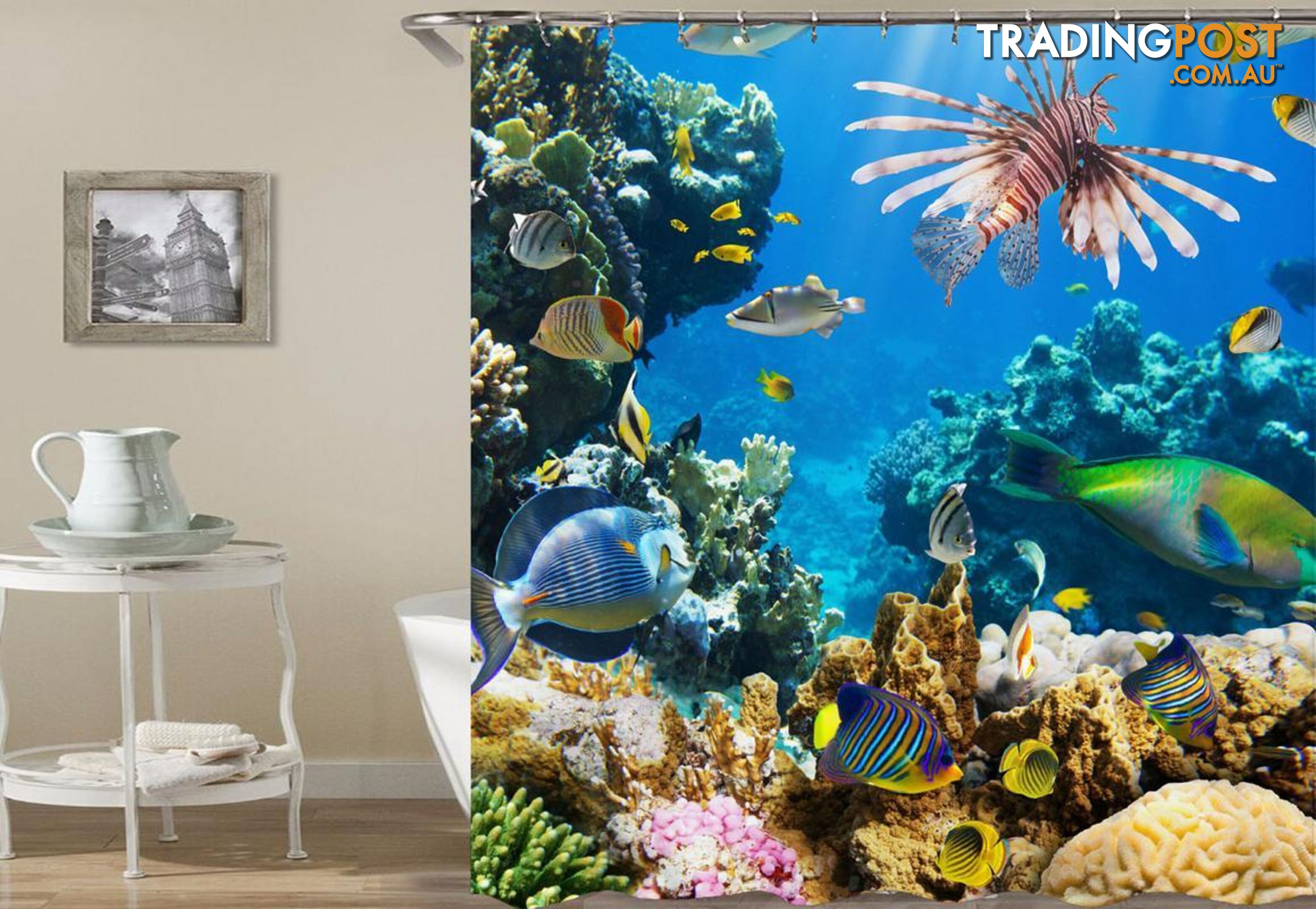 A Stunning Coral Reef Shower Curtain - Curtain - 7427005929632