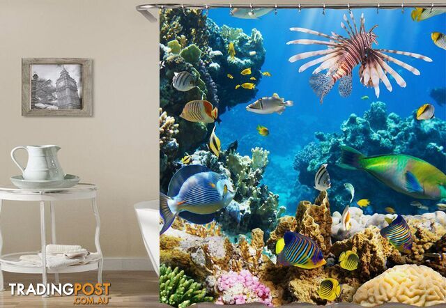 A Stunning Coral Reef Shower Curtain - Curtain - 7427005929632