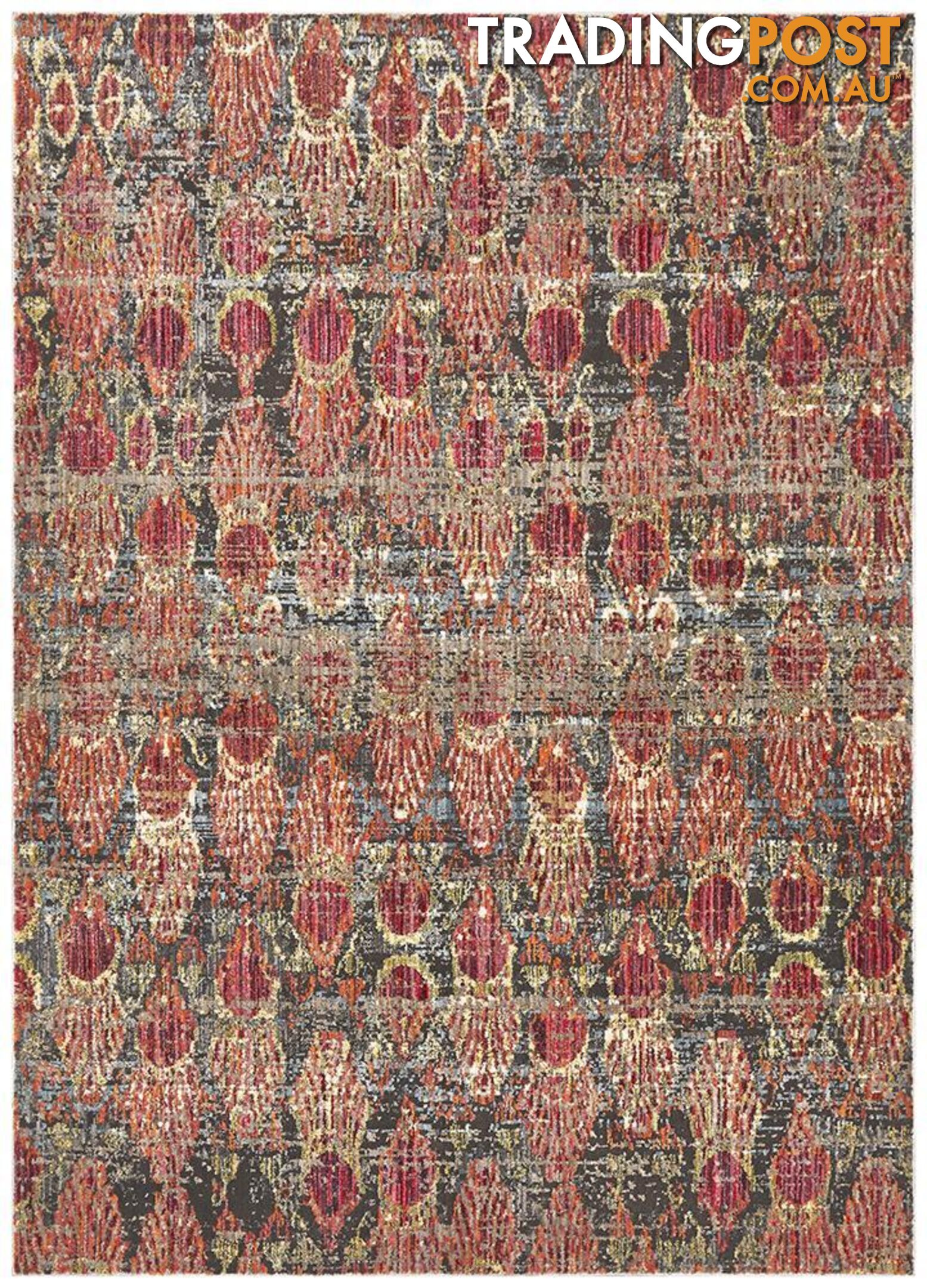 Jezebel Fluid Eclipse Modern Red Rug - Unbranded - 9375321827959