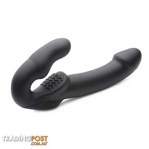 Evoke Rechargeable Vibrating Silicone Strapless Strap On - Strap U - 848518029775