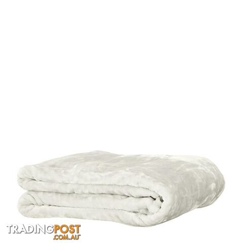 Mink Blanket 220x240cm Ivory - Unbranded - 7427005890710