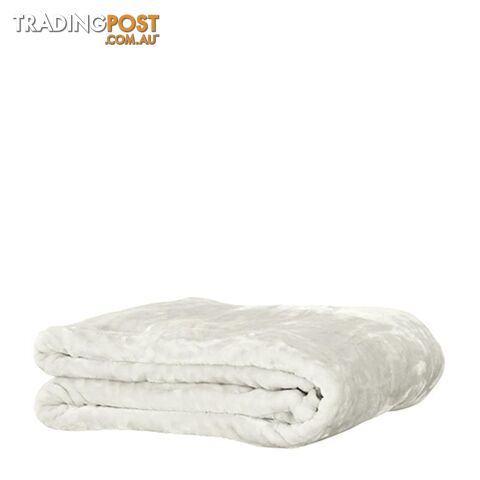 Mink Blanket 220x240cm Ivory - Unbranded - 7427005890710