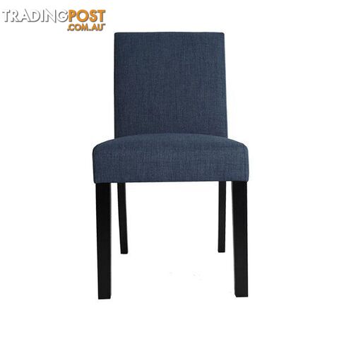 2 Tom Dining Chair Denim Flat Pack - Dining Chair - 7427046210188