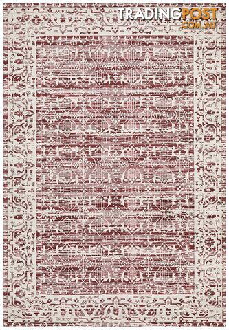 Magnolia Border Rose Rug - Unbranded - 9375321879835