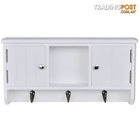 Wall Cabinet For Keys And Jewelry With Doors And Hooks - Unbranded - 4326500433633