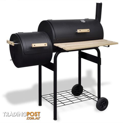 Classic Charcoal BBQ Offset Smoker - Unbranded - 4326500415028