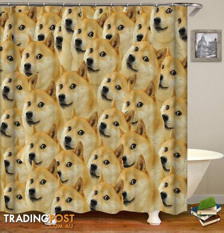 Doge, Doge, Doge... Shower Curtain - Curtains - 7427045922778