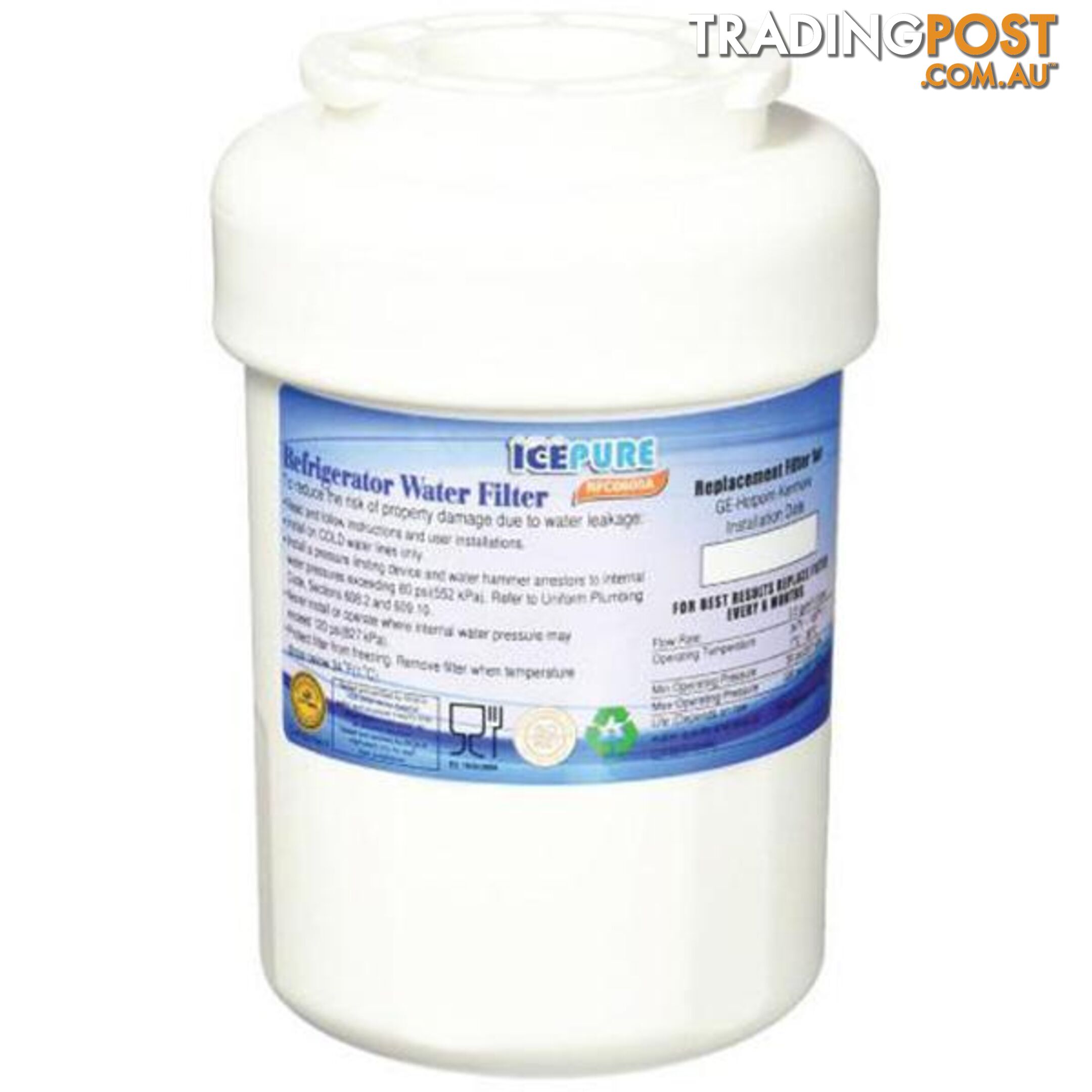 Fridge Water Filter Cartridge Falcon Water Sentinel - Whirpool - 4344744378800