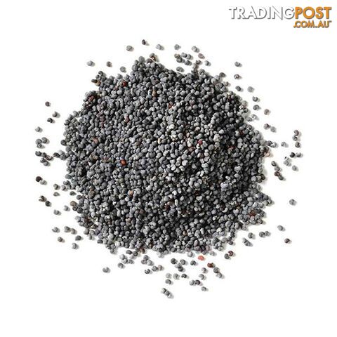 100G Poppy Seeds Pouch Blue Unwashed Australian Food Baking Cooking - Unbranded - 7427046261791